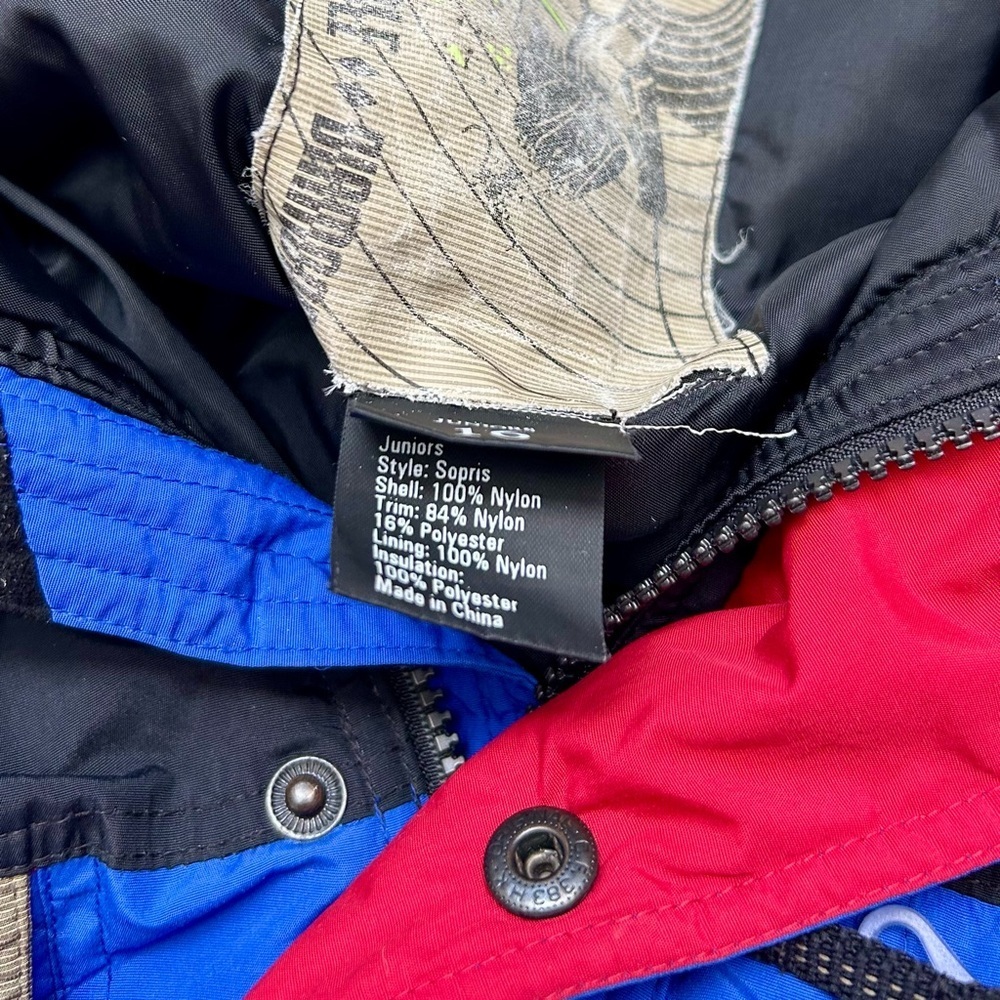 Obermeyer Vintage 90s Blue Belted Snow Ski Suit Juniors Boys Size 16 - Picture 13 of 16